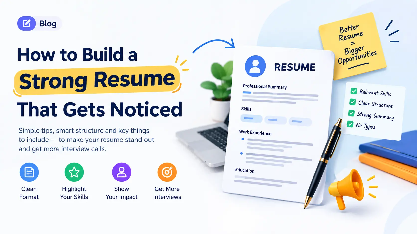 How to Build a Strong Resume That Gets Noticed